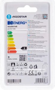 Aigostar  Żarówka LED C37 E27 3W LED C37 E27 3W 6