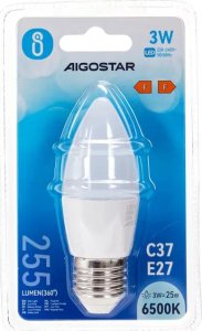 Aigostar  Żarówka LED C37 E27 3W LED C37 E27 3W 5