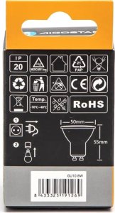Aigostar  Żarówka LED GU10 8W 3000K LED GU10 8W 3000K 3