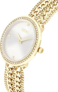 Zegarek Liujo Zegarek damski LIU JO TLJ1832 CYRKONIE złoty 3