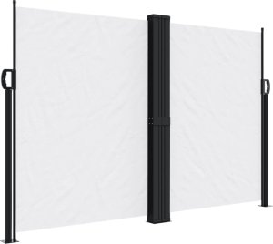 vidaXL vidaXL Zwijana markiza boczna, biała, 160x1200 cm 2