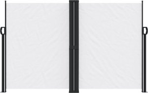 vidaXL vidaXL Zwijana markiza boczna, biała, 160x1200 cm 3