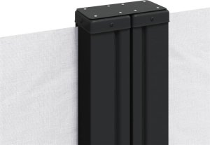 vidaXL vidaXL Zwijana markiza boczna, biała, 140x1200 cm 7