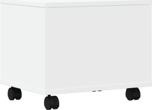 vidaXL vidaXL Stojak pod drukarkę, z kółkami, biały, 41x32x34,5 cm 7