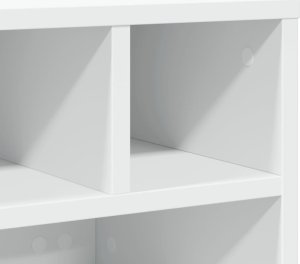 vidaXL vidaXL Stojak pod drukarkę, z kółkami, biały, 41x32x34,5 cm 8