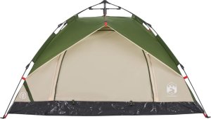 Namiot turystyczny vidaXL vidaXL Namiot turystyczny, 3-os., zielony, szybkie rozkładanie 5