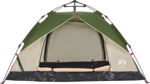 Namiot turystyczny vidaXL vidaXL Namiot turystyczny, 3-os., zielony, szybkie rozkładanie 7