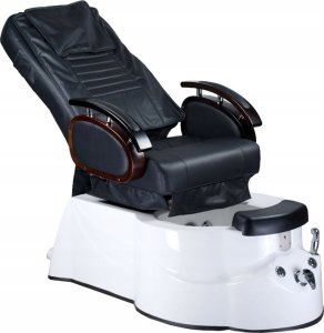 BEAUTY SYSTEM Fotel do pedicure z masażem BR-3820D Czarny 1