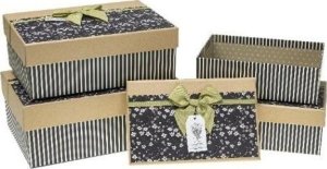 Teka Pudełko prezentowe PUG-23264-PR 4szt ROZETTE 1