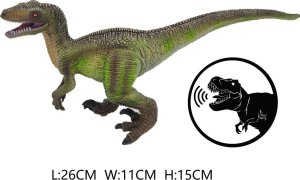 Figurka Teka Dinozaur velociraptor z głosem 1