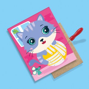 SES SES Karty do haftow.ze szkl.koralików 14781 47815 3