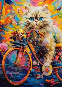 Castorland Puzzle 180 Kitten's Floral Ride CASTOR 1