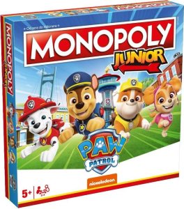 Winning Moves MONOPOLY PSI PATROL gra planszowa dla dzieci Monopol Junior DUŃSKA EDYCJA 2