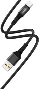 Kabel USB Denmen USB-A - Lightning 1 m Czarny (35219) 4