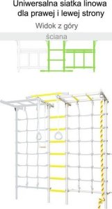 Romana Drabinka gimnastyczna Kometa Next-5 Romana biała 2