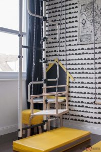 Romana Drabinka gimnastyczna Pegas 2 Romana niebieska 2