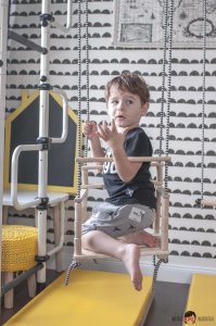 Romana Drabinka gimnastyczna Pegas 2 Romana niebieska 3