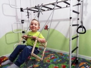 Romana Drabinka gimnastyczna Pegas 2 Romana niebieska 7