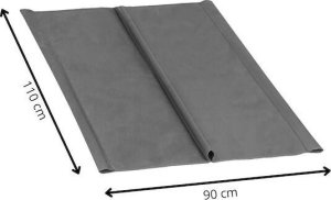 Springos Materiał na siedzisko huśtawki ogrodowej 110 x 90 cm tkanina wodoodporna szara UNIWERSALNY 10