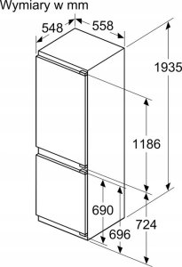 Lodówka Siemens Siemens KI96NVFD0 iQ300, fridge-freezer combination 18
