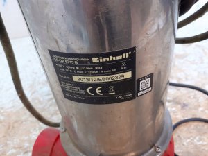 Einhell dirty water pump GC-DP 6315 N, submersible / pressure pump (red/stainless steel, 630 watts) 23