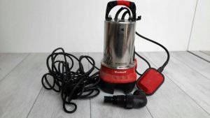 Einhell dirty water pump GC-DP 6315 N, submersible / pressure pump (red/stainless steel, 630 watts) 25