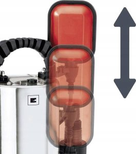 Einhell dirty water pump GC-DP 6315 N, submersible / pressure pump (red/stainless steel, 630 watts) 5