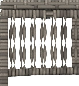 vidaXL vidaXL Leżaki ze stolikiem, 2 szt., szare, polirattan 9