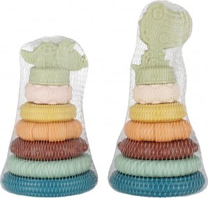 BamBam Piramidka edukacyjna pastel mix BAM BAM 3