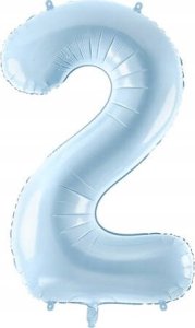 Party Deco Balon foliowy 2 jasny niebieski 72cm 2