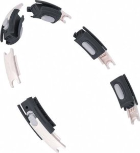 HMS HHM15 HULA HOP BLACK Z MAGNESEM I OBCIĄŻNIKIEM + LICZNIK HMS 12