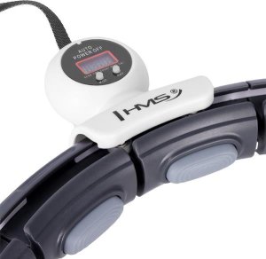 HMS HHM15 HULA HOP BLACK Z MAGNESEM I OBCIĄŻNIKIEM + LICZNIK HMS 15