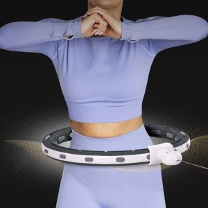 HMS HHM15 HULA HOP BLACK Z MAGNESEM I OBCIĄŻNIKIEM + LICZNIK HMS 4