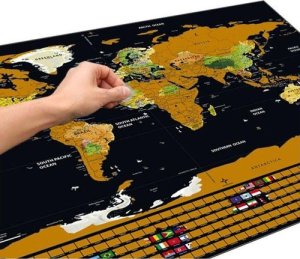 Iso Trade Mapa świata - zdrapka z flagami + akcesoria 23442 15