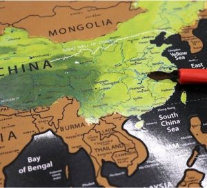 Iso Trade Mapa świata - zdrapka z flagami + akcesoria 23442 6