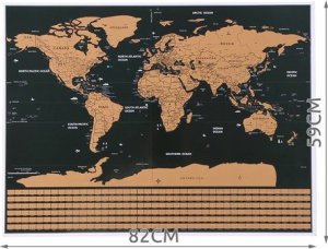Iso Trade Mapa świata - zdrapka z flagami 23443 11