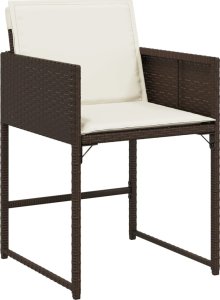 vidaXL vidaXL 13-cz. zestaw mebli do ogrodu, poduszki, brązowy, rattan PE 3