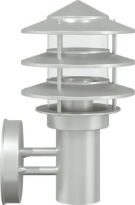 Kinkiet vidaXL vidaXL Kinkiet zewnętrzny, srebrny, stal nierdzewna 5