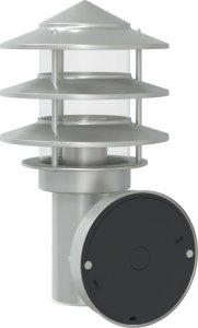 Kinkiet vidaXL vidaXL Kinkiet zewnętrzny, srebrny, stal nierdzewna 6