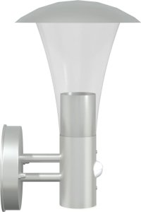 Kinkiet vidaXL vidaXL Kinkiet zewnętrzny z czujnikiem ruchu, srebrny, stal nierdzewna 5