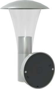 Kinkiet vidaXL vidaXL Kinkiet zewnętrzny z czujnikiem ruchu, srebrny, stal nierdzewna 6