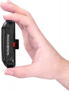 RockBros Lampka rowerowa tylna pod siodełko czerwona wodoodporna USB-A Lampka rowerowa tylna pod siodełko czerwona wodoodporna USB-A 2