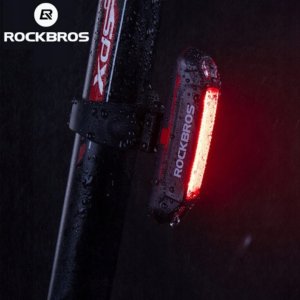 RockBros Lampka rowerowa tylna pod siodełko czerwona wodoodporna USB-A Lampka rowerowa tylna pod siodełko czerwona wodoodporna USB-A 3