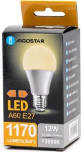 Aigostar  Żarówka LED A60 E27 12W 3000k LED A60 E27 12W 3000k 1