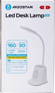 Lampka biurkowa Aigostar  biała 6