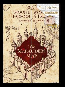 Harry Potter ThumbsUP! Notizbuch A5- Harry Potter - Karte d. Rumtreibers 1