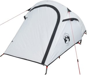 Namiot turystyczny vidaXL vidaXL Namiot turystyczny, 2-os., biały, zaciemniany, wodoszczelny 5