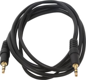 Kabel Aigostar  Kabel audio 1,8 m czarny Kabel audio 1,8 m czarny 1