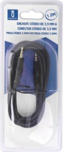 Kabel Aigostar  Kabel audio 1,8 m czarny Kabel audio 1,8 m czarny 2