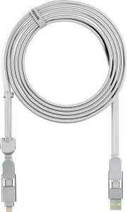 Kabel USB Rolling Square USB-C - Lightning 3 m Biały (RS-XLL02R) 2